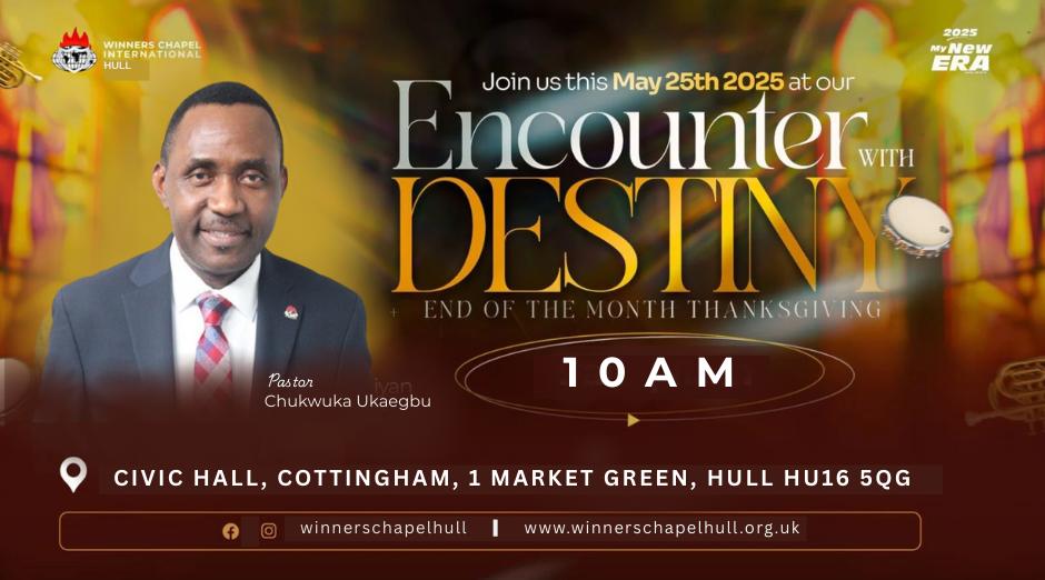 Winners Chapel International Hull - Sunday Service, 2025.